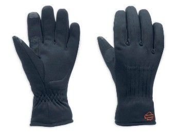 Harley-Davidson Handschuhe ♀ Touchscreen-Technologie Softshell Schwarz