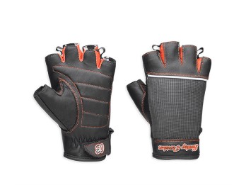 Handschuhe, Fingerlose, Harley-Davidson, Schwarz