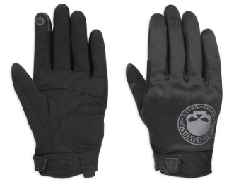 Handschuhe, Softshell, Skull, EC, Harley-Davidson, Schwarz