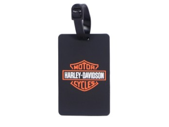 Harley-Davidson Bar & Shield Gepäckanhänger, 2-teiliges Set Kofferanhänger Orange 952-90-00