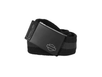 Plaque Buckle Belt- Grey