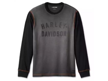 Harley-Davidson Longsleeve Iron Bond Grau/Schwarz