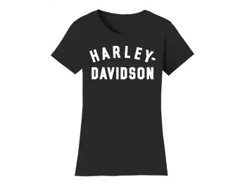 Harley-Davidson T-Shirt Forever Racer Font Schwarz