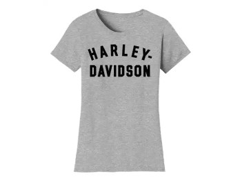 T-Shirt, Forever Racer Font, Harley-Davidson, Grau