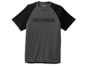 Harley-Davidson T-Shirt Performance Dunkelgrau