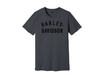 T-Shirt, Staple, Harley-Davidson, Dunkelgrau