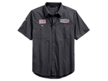 Harley-Davidson® Herren-T-Shirt mit Totenkopf-Patch Nr. 1, schmale Passform, Kurzarm, 99081-18VM