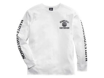 Harley-Davidson Skull Willie G Longsleeve weiß 99254-25VM