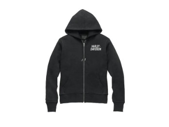 Harley-Davidson Damen Hoodie Special #1 Race Schwarz