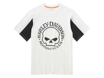 Harley-Davidson T-Shirt Willie G Skull Underarm Mesh off-white 99108-26VM