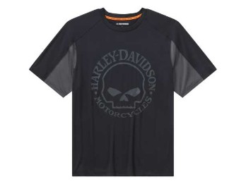 Harley-Davidson T-Shirt Willie G Skull Underarm Mesh schwarz 99109-26VM