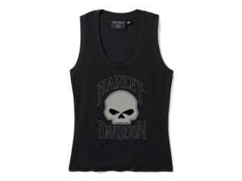 Harley-Davidson Willie G™ Skull Ribbed Tanktop 99296-25VW