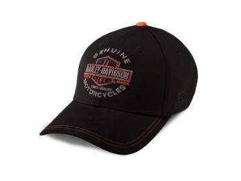 Harley-Davidson Genuine Trademark 39THIRTY Cap Schwarz