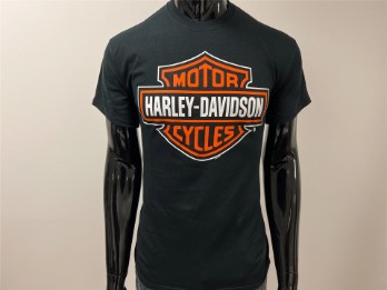 T-Shirt, Bar & Shield, Harley-Davidson, Schwarz