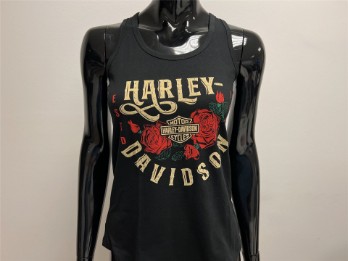 Harley-Davidson Damen Top Elegant Schwarz