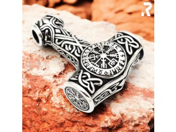 Rockyfy Thors Hammer Anhänger Edelstahl ADF002
