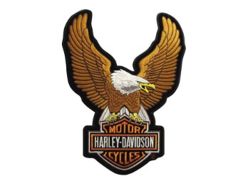 Harley-Davidson Aufnäher Upwinged Eagle SM Braun
