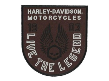 Harley-Davidson Aufnäher Live The Ledgend