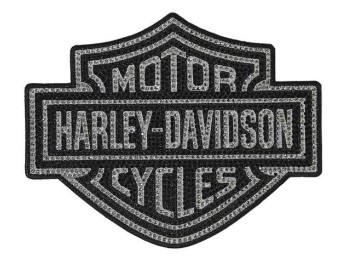 Harley-Davidson Aufnäher Bar & Shield Strasssteine