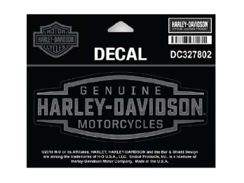 Harley-Davidson Aufkleber Schriftzug Schwarz