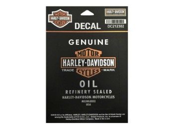 Harley-Davidson Aufkleber Genuine Oil