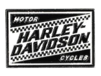Harley-Davidson Pin schwarz weiß