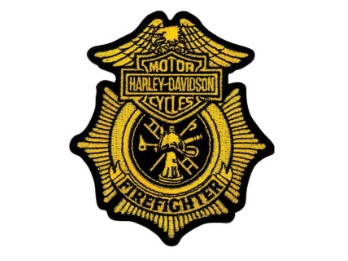 Harley-Davidson Aufnäher Feuerwehr