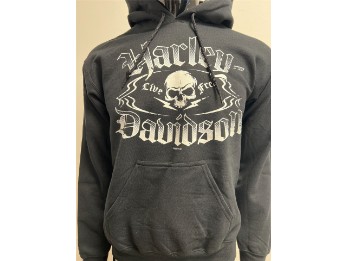Harley-Davidson Hoodie Outlaw Schwarz 