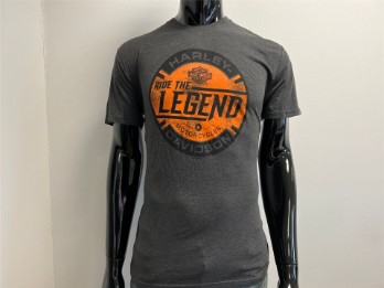 Harley-Davidson T-Shirt Dealershirt Lübeck Enhance Grau