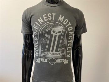T-Shirt, Dark Custom, Harley-Davidson, Grau