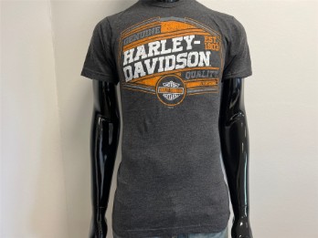 Harley-Davidson T-Shirt Grim Badge Grau