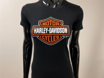 T-Shirt, Bar & Shield, Harley-Davidson, Schwarz