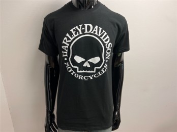 T-Shirt, Willie G. Skull, Harley-Davidson, Schwarz