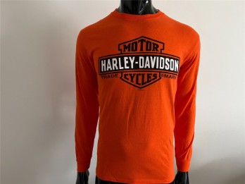 Harley-Davidson Long Sleeve Trademark Orange