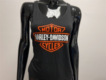 Harley-Davidson Damen Classic B&S Tank Schwarz