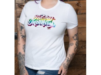 Harley-Davidson Dealer Shirts mit Backprint Lübeck Holstentor Damen Pastel Light 26207