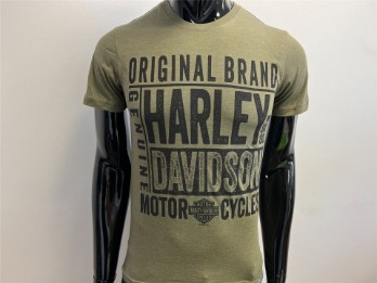 T-Shirt, Passage, Harley-Davidson, Grün