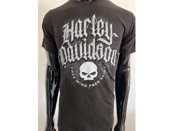 Harley-Davidson Dealershirt Free Mind Schwarz