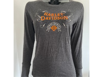 Harley-Davidson Damen Dealershirt Soul Flight Grau