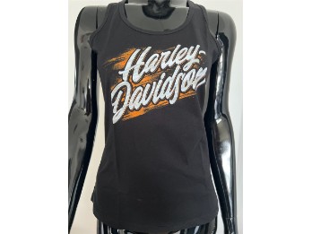 Harley-Davidson Damen Dealershirt Beam Schwarz