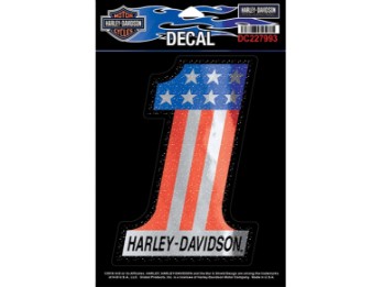 Harley-Davidson Aufkleber #1 Glitzer