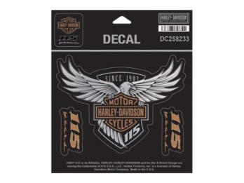 Harley-Davidson Eagle-Aufkleber zum 115-jährigen Jubiläum Medium 5,25 x 4 Limited Edition