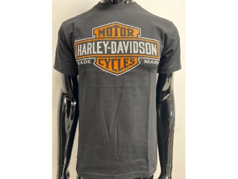 Harley-Davidson T-Shirt Long Logo Schwarz