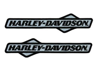Harley-Davidson Aufnäher Schriftzug Reflektierend