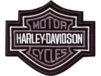Harley-Davidson Aufnäher Bar & Shield XS Silber