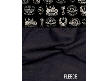 Rokker Fleece Tube Logos One Size Black 8172601