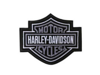 Harley-Davidson Aufnäher Bar & Shield MD Silber