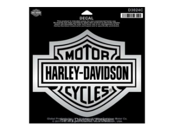 Harley-Davidson Aufkleber Bar & Shield Chrom