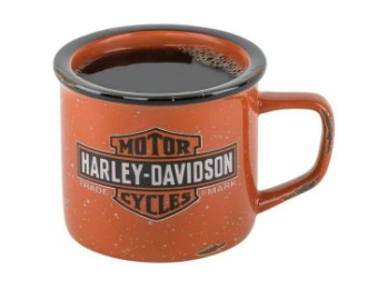 Tasse, Bar & Shield Logo Campfire, Harley-Davidson, orange
