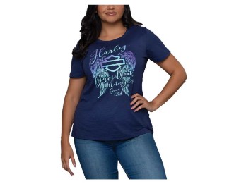 Harley-Davidson Dealer Shirts mit Backprint Lübeck Holstentor Fly Wings 25016  L